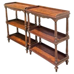 Vintage Boho Theodore Alexander Castle Bromwich Etagere - a Pair