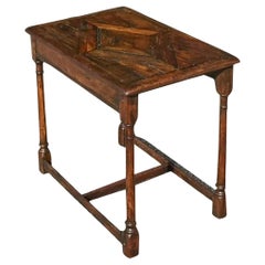 Vintage Boho Theodore Alexander “Castle Bromwitch” Reclaimed Wood Side Table