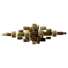 Vintage Boho Torch Cut Wall Sculpture
