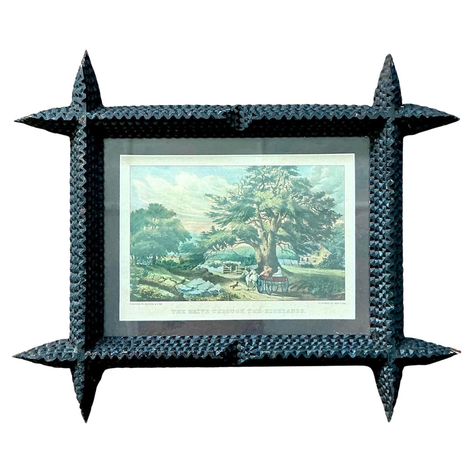Vintage By Tramp Art Frame