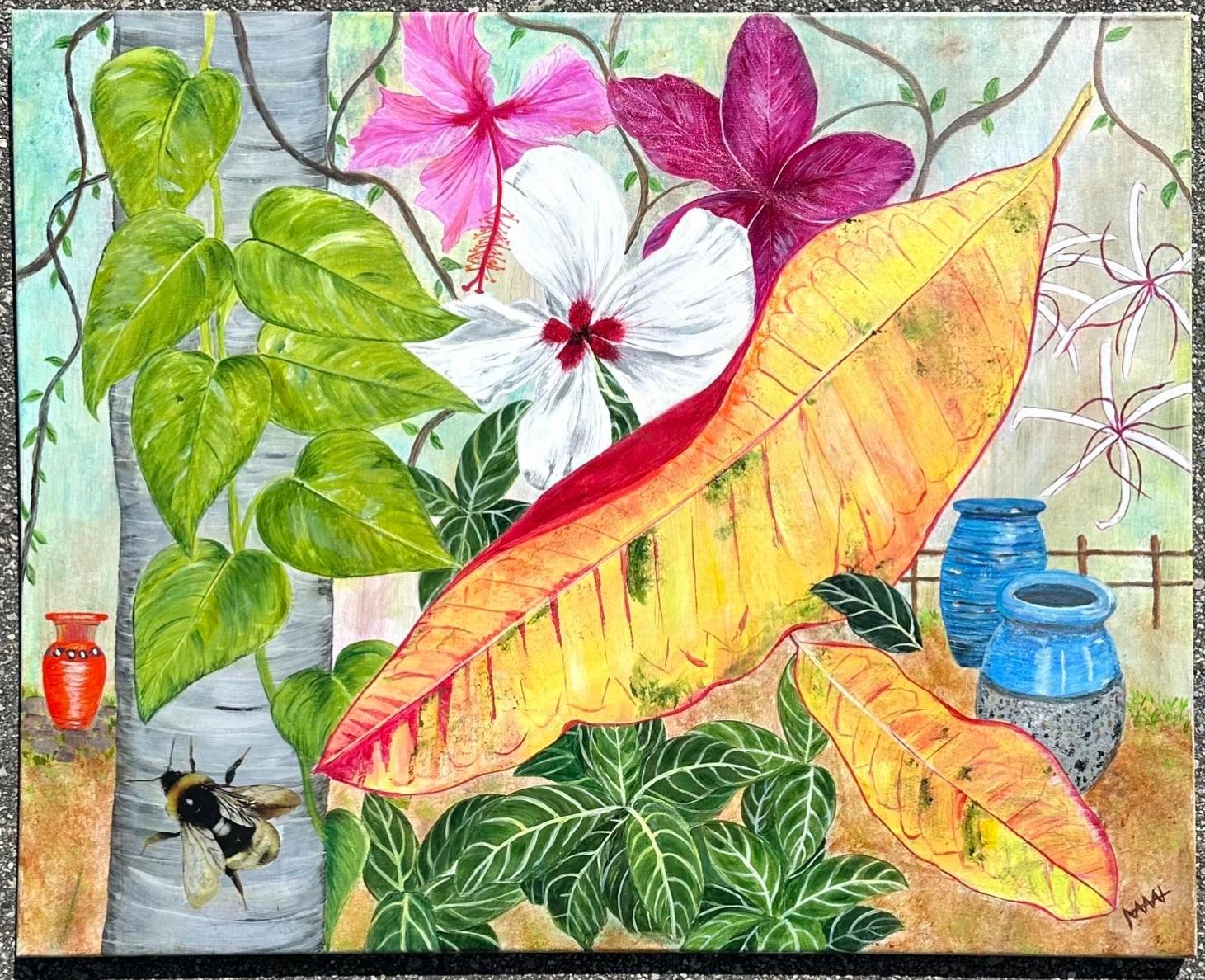 bohemian painting on canvas