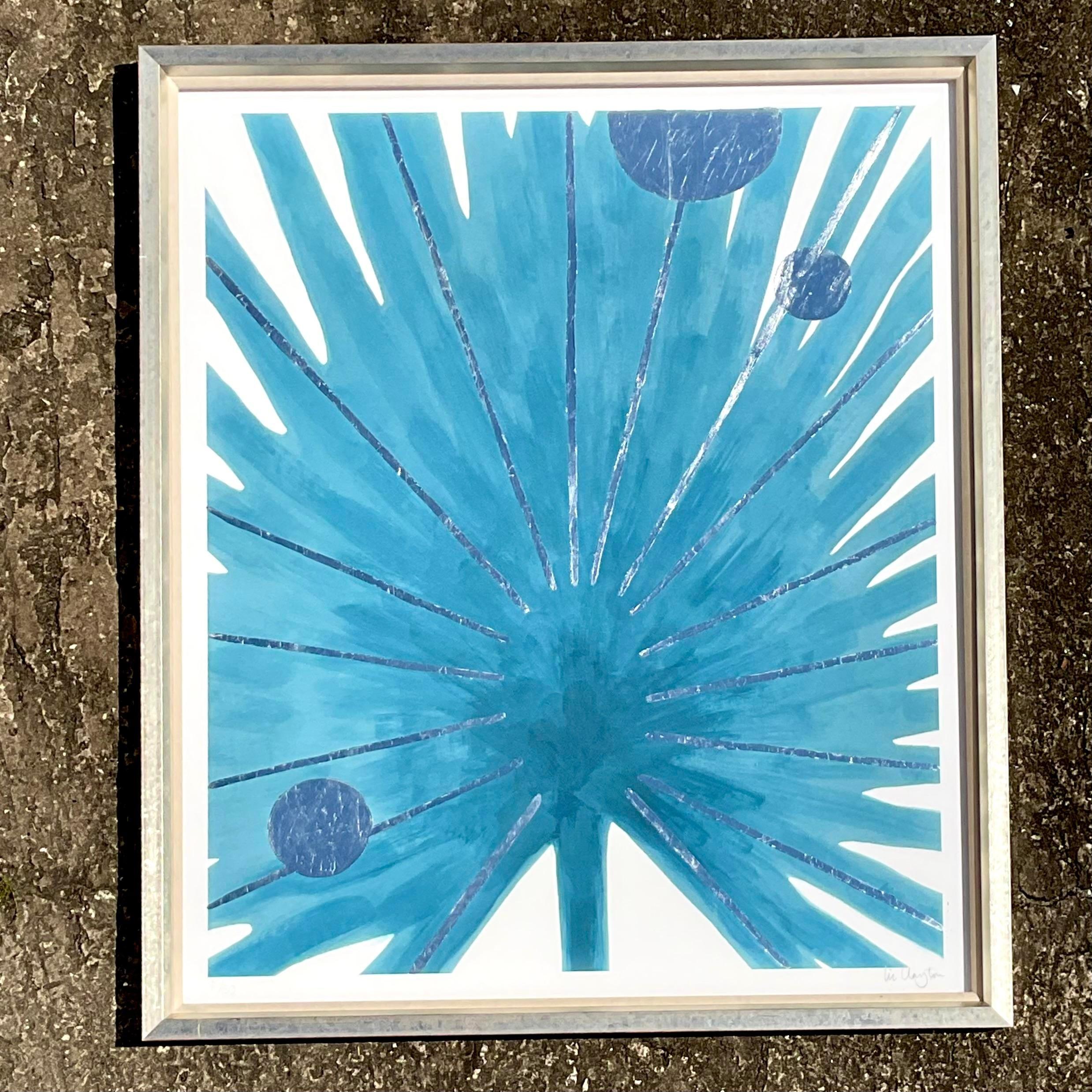 Vintage Boho Trowbridge nummeriert Palm Prints - Satz von 2 im Angebot 3