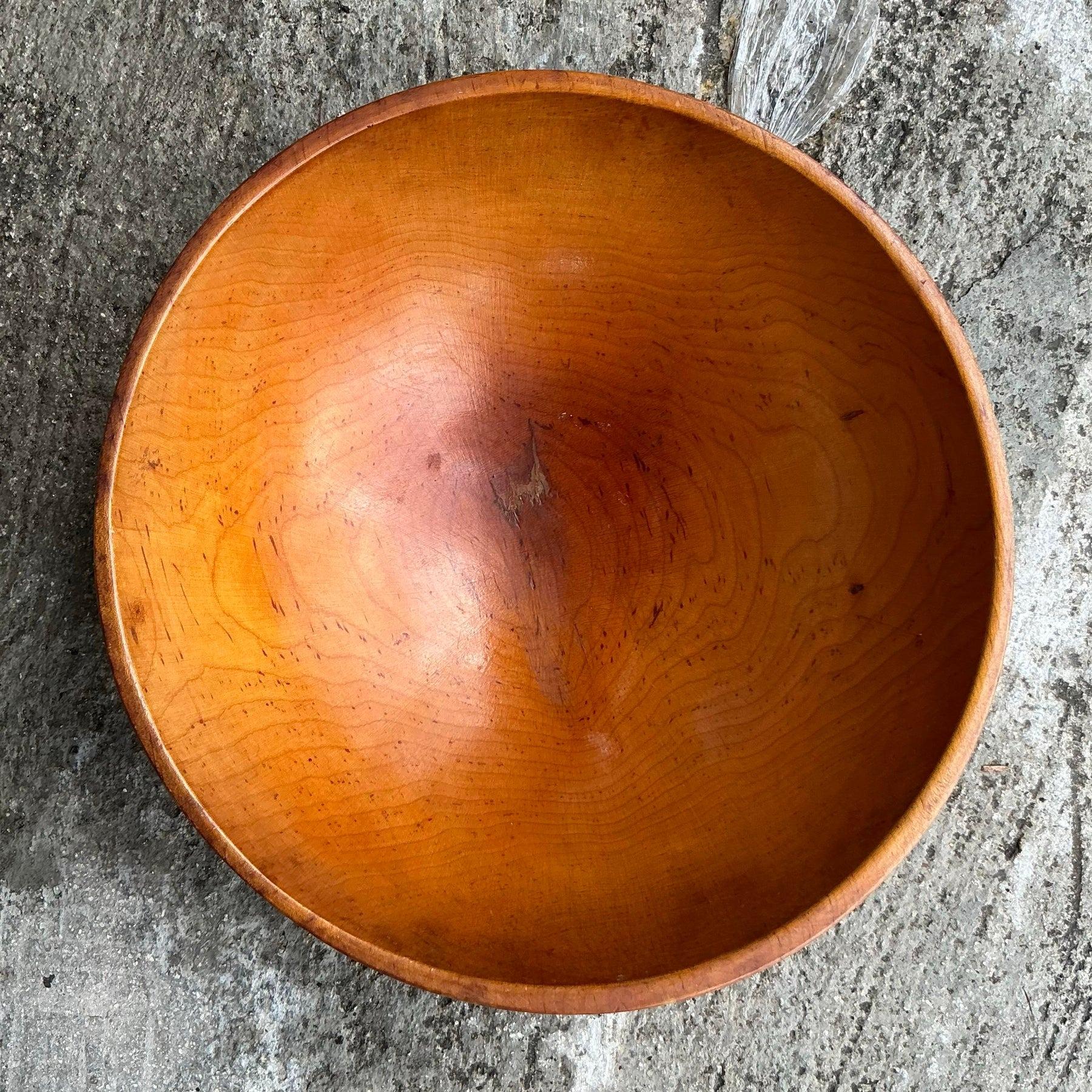 20ième siècle Saladier Vintage Boho en Wood Wood tourné en vente