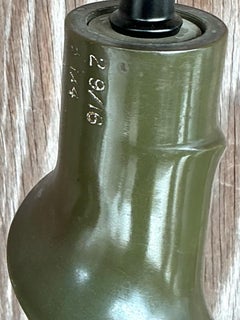 Vintage Boho Turned Wood Screw Lamps - a Pair