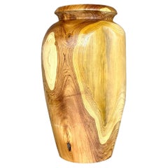Vintage Boho gedreht Wood Tall Vase