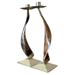 Candeleros de metal