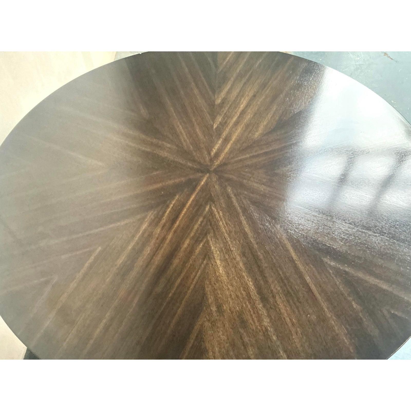 Table de salle à manger à piédestal vintage Boho Vangaurd en vente 2