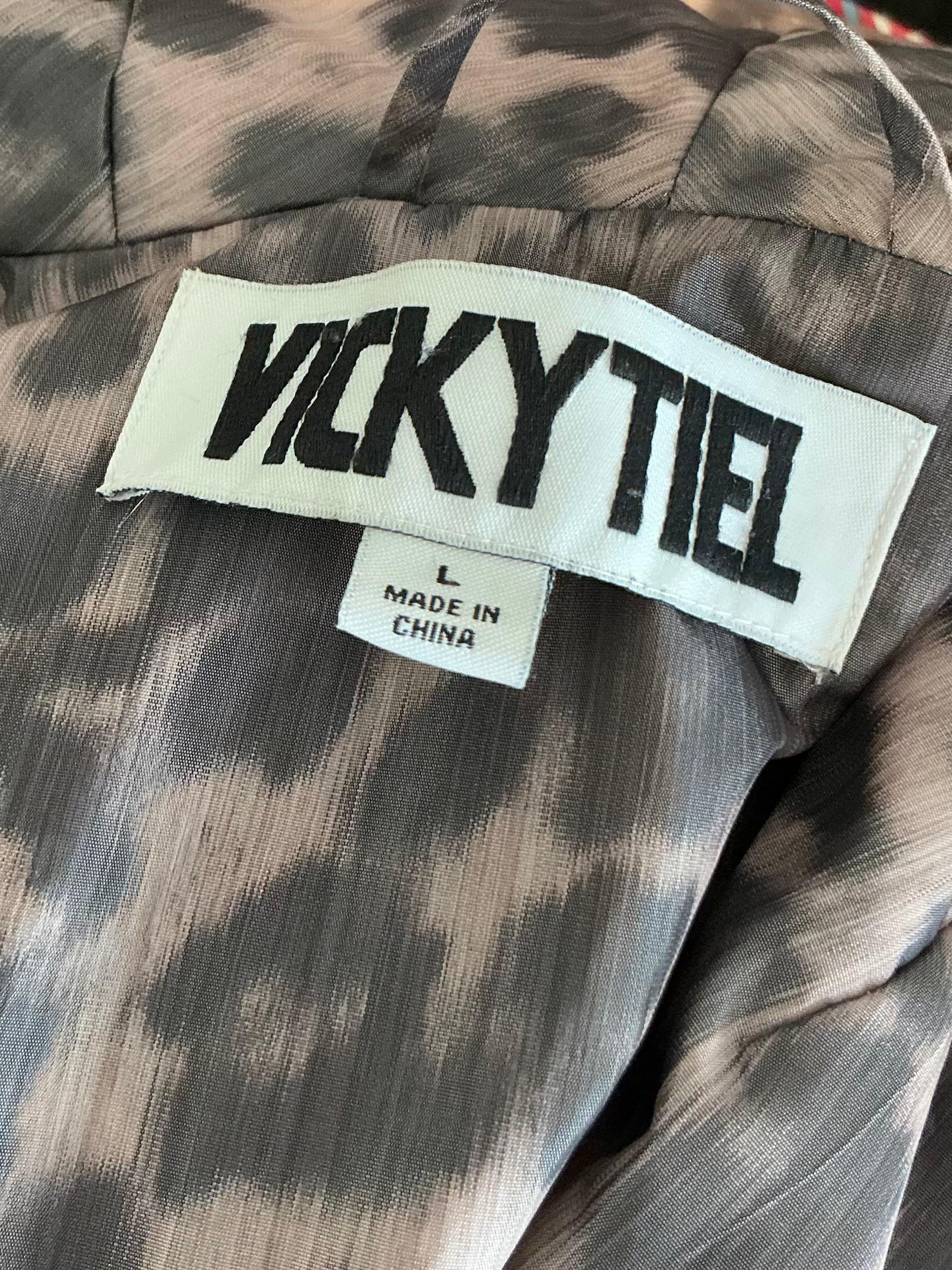 Vintage Boho Vicky Teil Abrigo con capucha y estampado de leopardo en venta 2