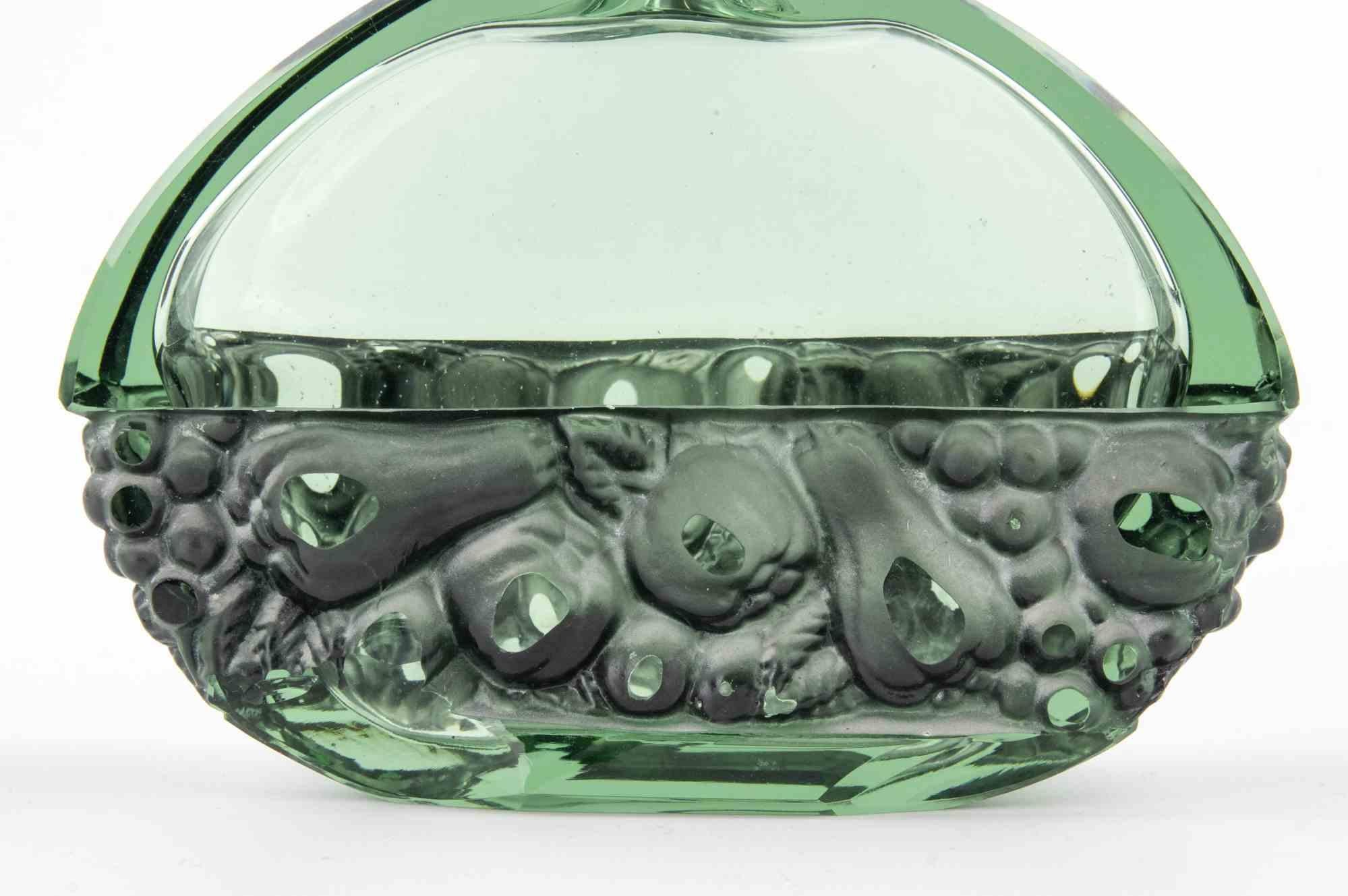 Vintage Boho Vogel & S'Appe Moulded Fuits Cut Art Decanter, 1930s For Sale 1