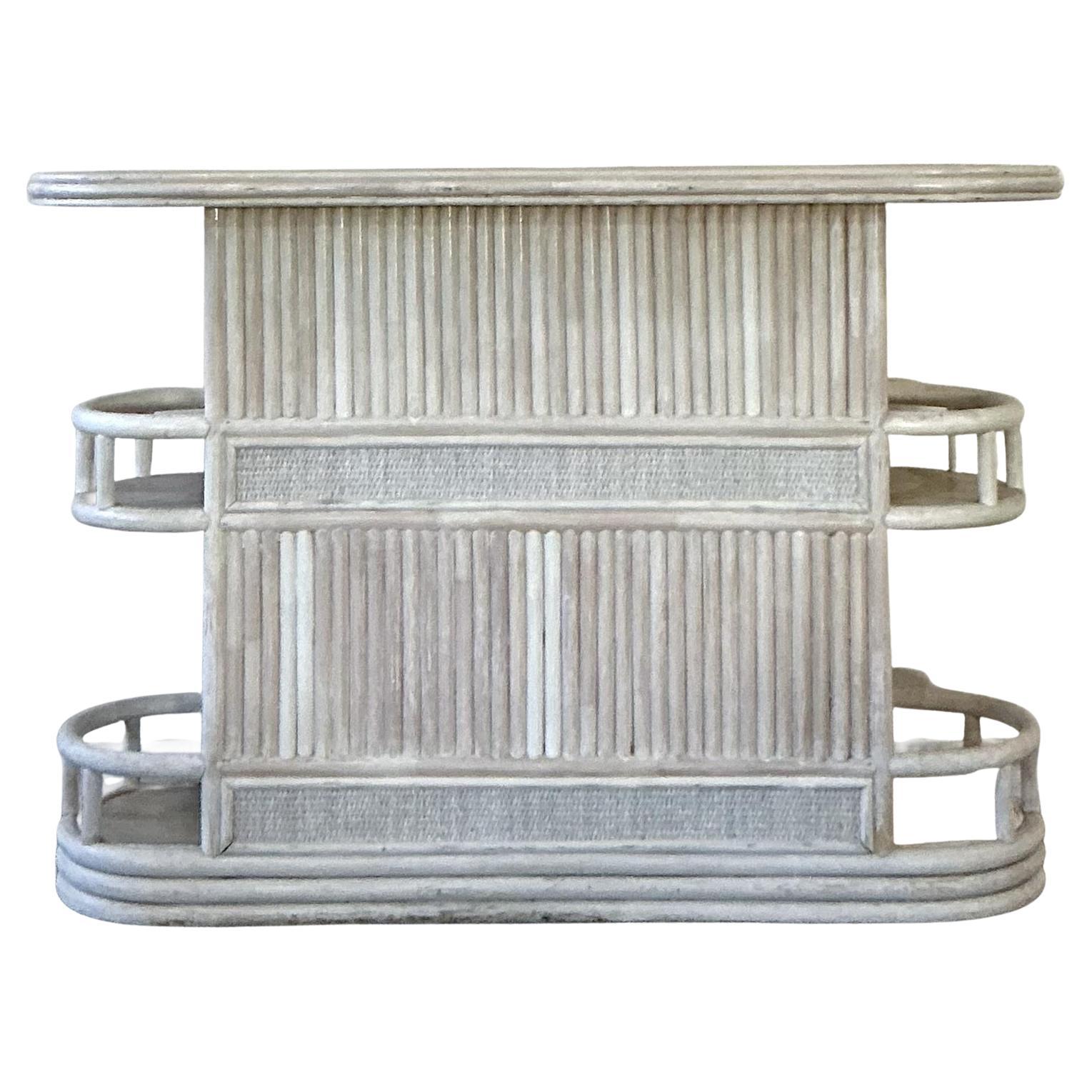 Barra Seca Vintage Boho de Ratán Lavado