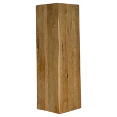 Vintage Boho Wood Grain Pedestal
