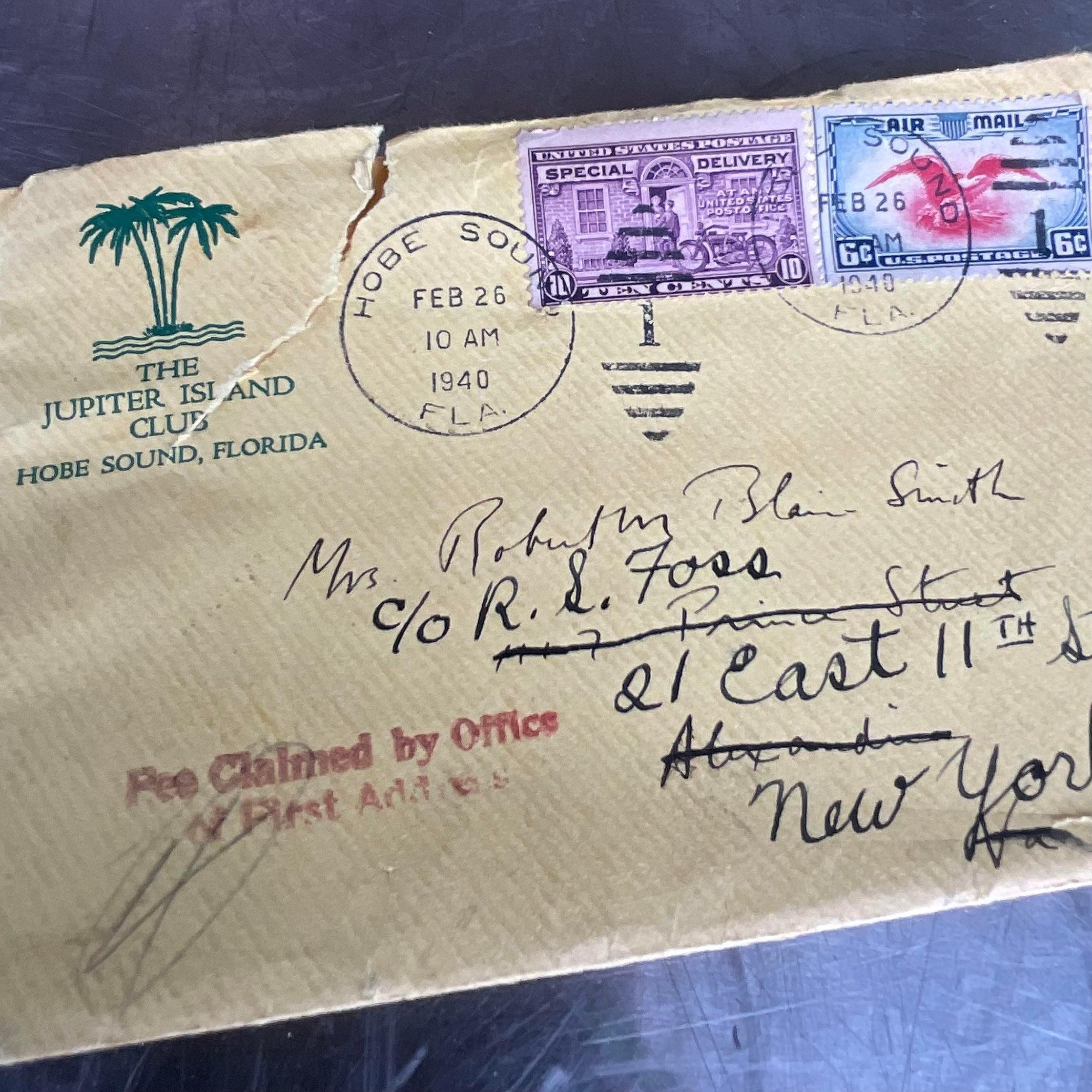 American Vintage Boho Wood Love Letter Box For Sale