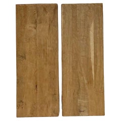 Paire de Pedestals Vintage en Wood Wood - une paire