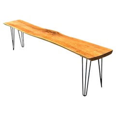 Banco Vintage Boho Wood Slab