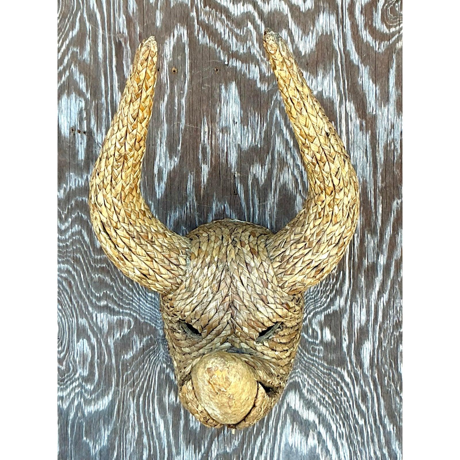Filippino Vintage By in rattan intrecciato in vendita