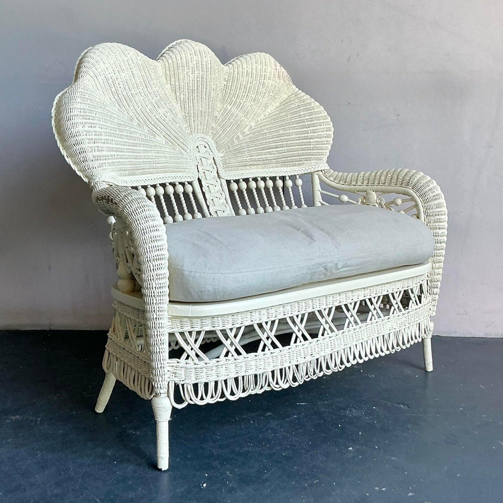 Lovanie in rattan intrecciato Vintage By in vendita 1