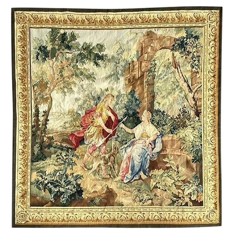 Vintage Boho gewebt Renaissance Wandteppich im Angebot
