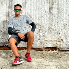 Sedie da caffè in rattan intrecciate in stile bohémien - Set di 4 sedie