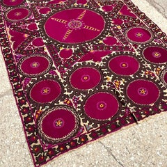 Vintage Boho Woven Suzani