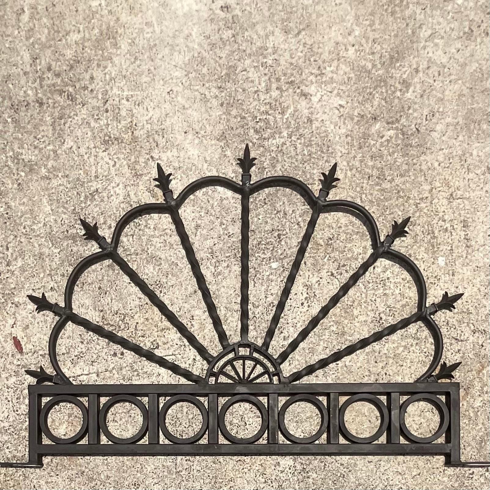 Américain Arche Vintage Boho en Fer Forgé en vente