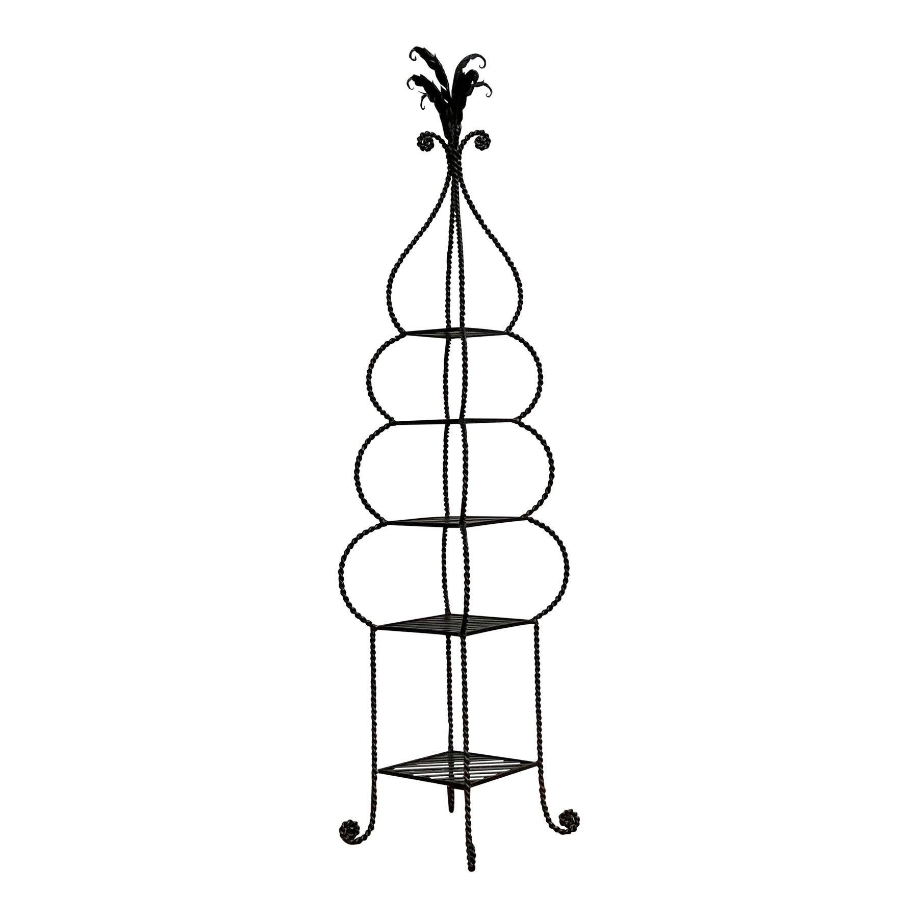 Etagere in ferro battuto Vintage By in vendita 3