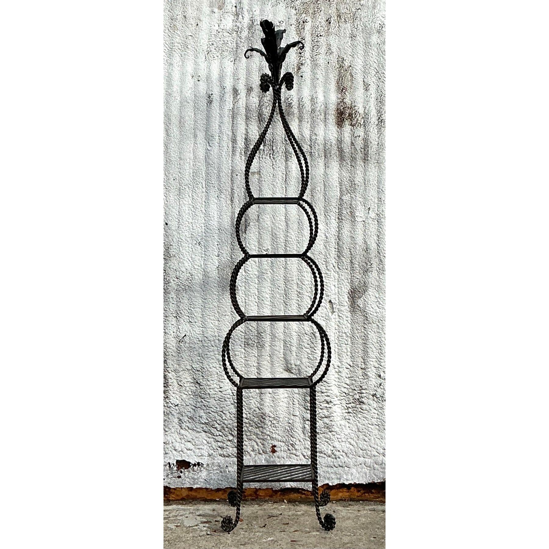 Etagere in ferro battuto Vintage By in vendita 2