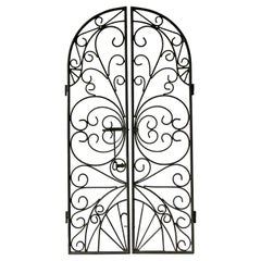 Vintage Boho Wrought Iron Gates - Set of 2