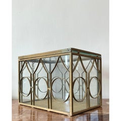 Vintage Boho Wrought Iron Terrarium