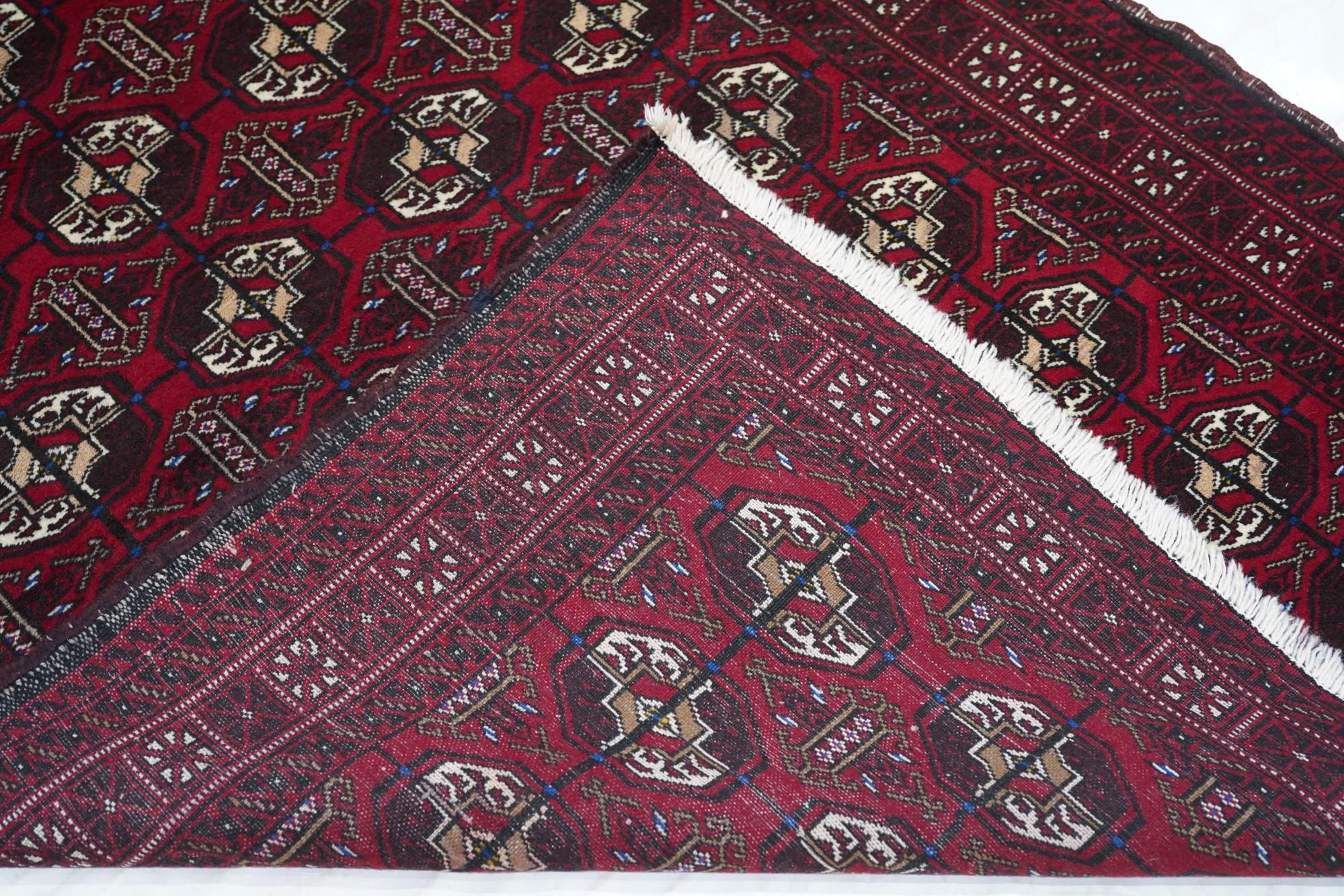 Vintage Bokara Rug For Sale 5