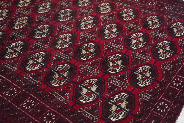 Vintage Bokara Rug For Sale at 1stDibs