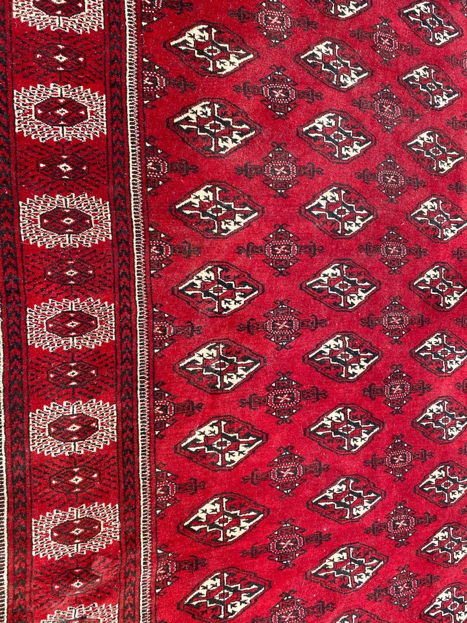 Bobyrug's Vintage Bokhara Afghan Rug (Kasachisch) im Angebot