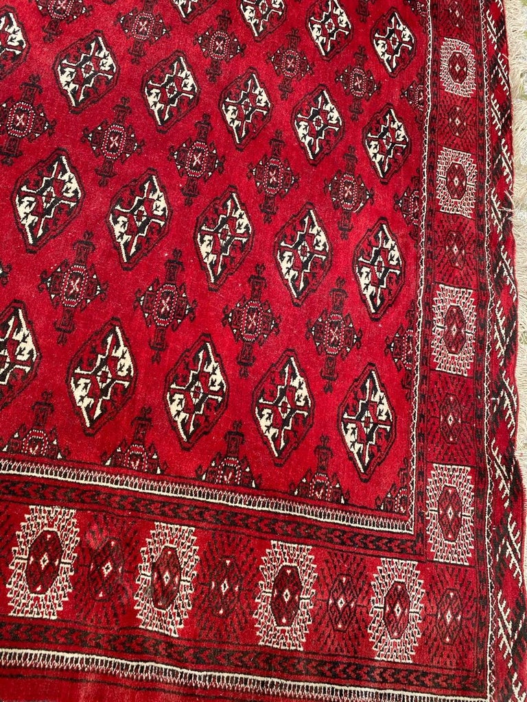 Vintage Bokhara Afghan Rug For Sale at 1stdibs