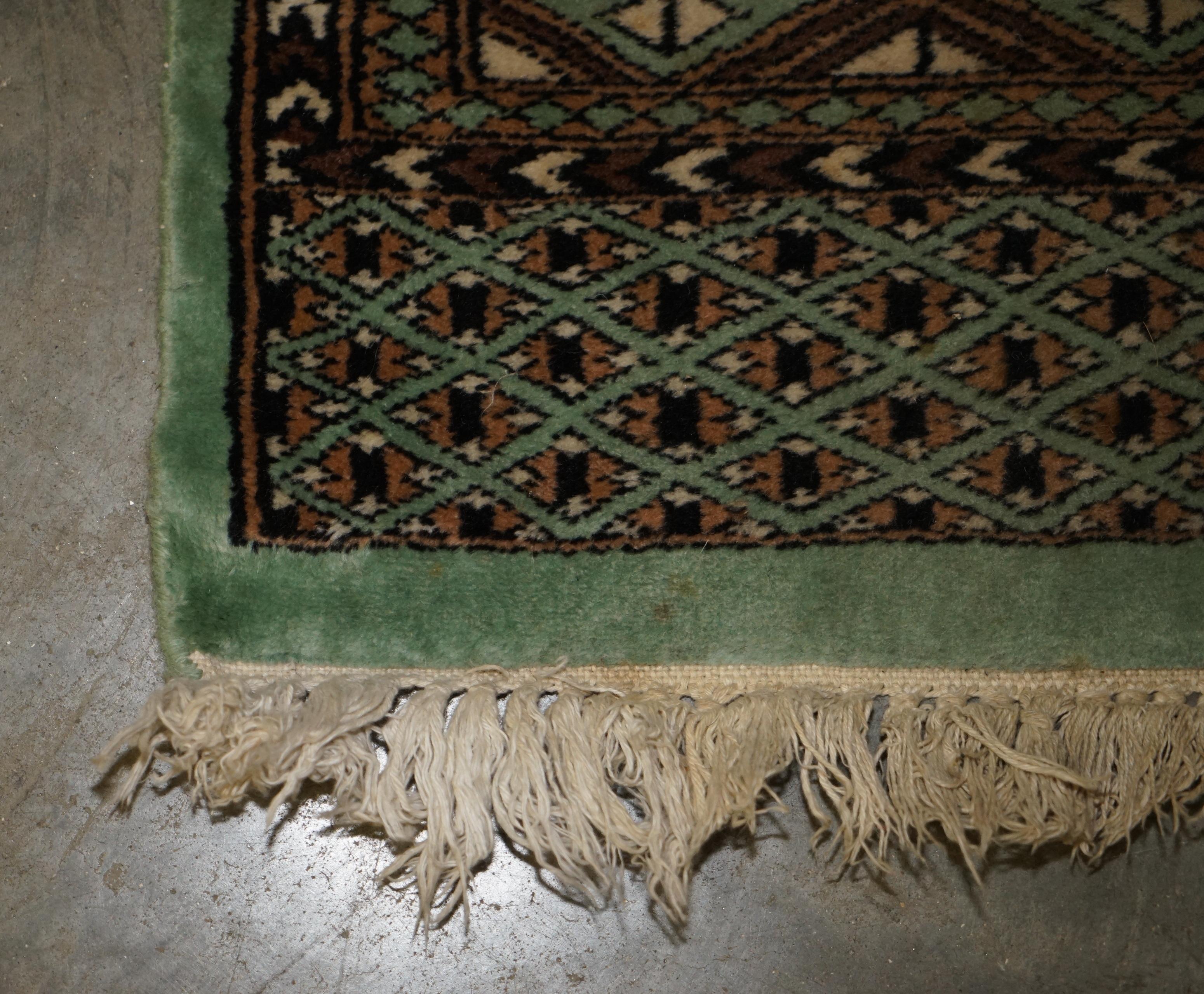Vintage Bokhara Kilim Huge 22 Meter Long Runner Hallway Rug Carpet Must See Pic For Sale 6