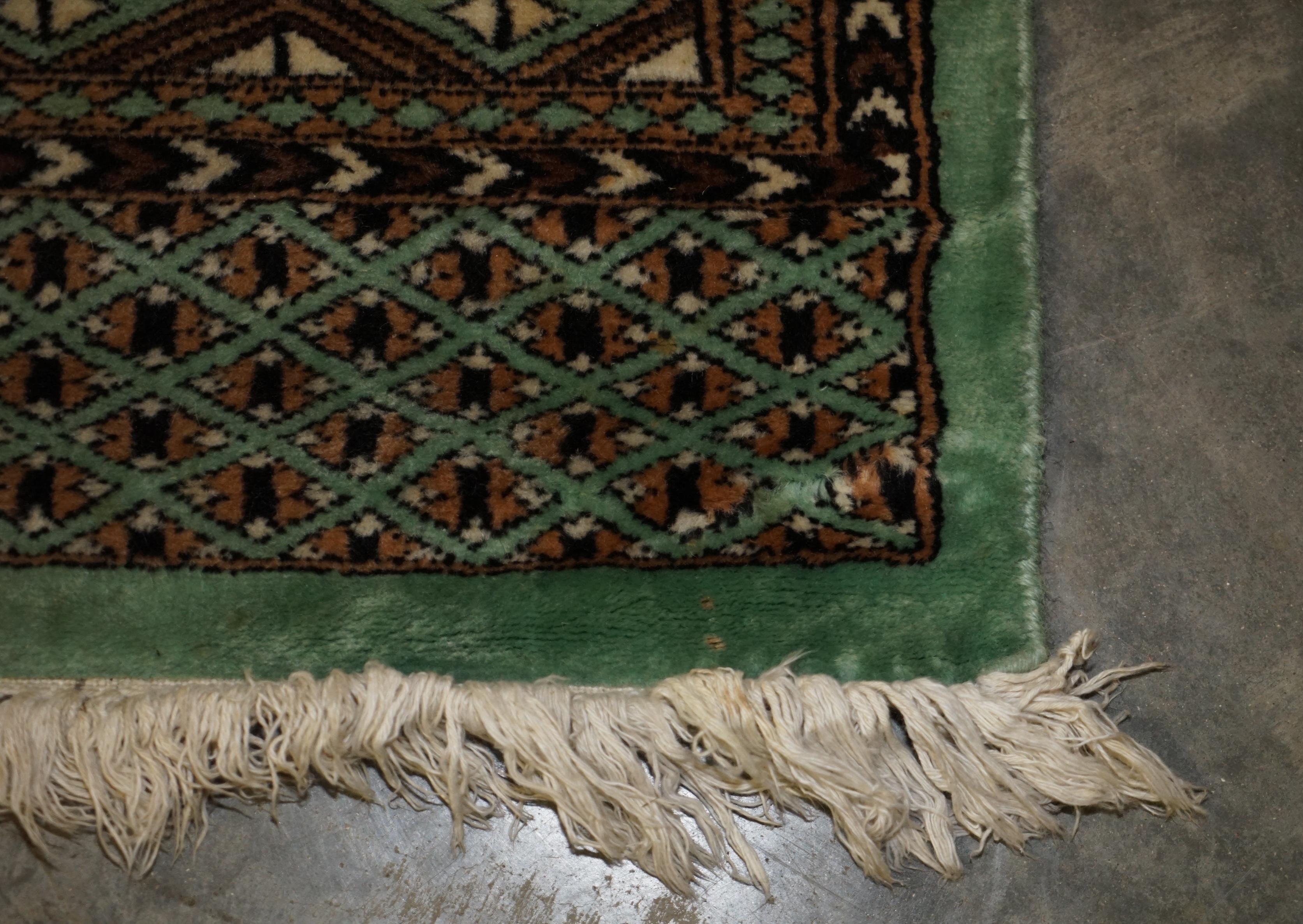 Vintage Bokhara Kilim Huge 22 Meter Long Runner Hallway Rug Carpet Must See Pic For Sale 7