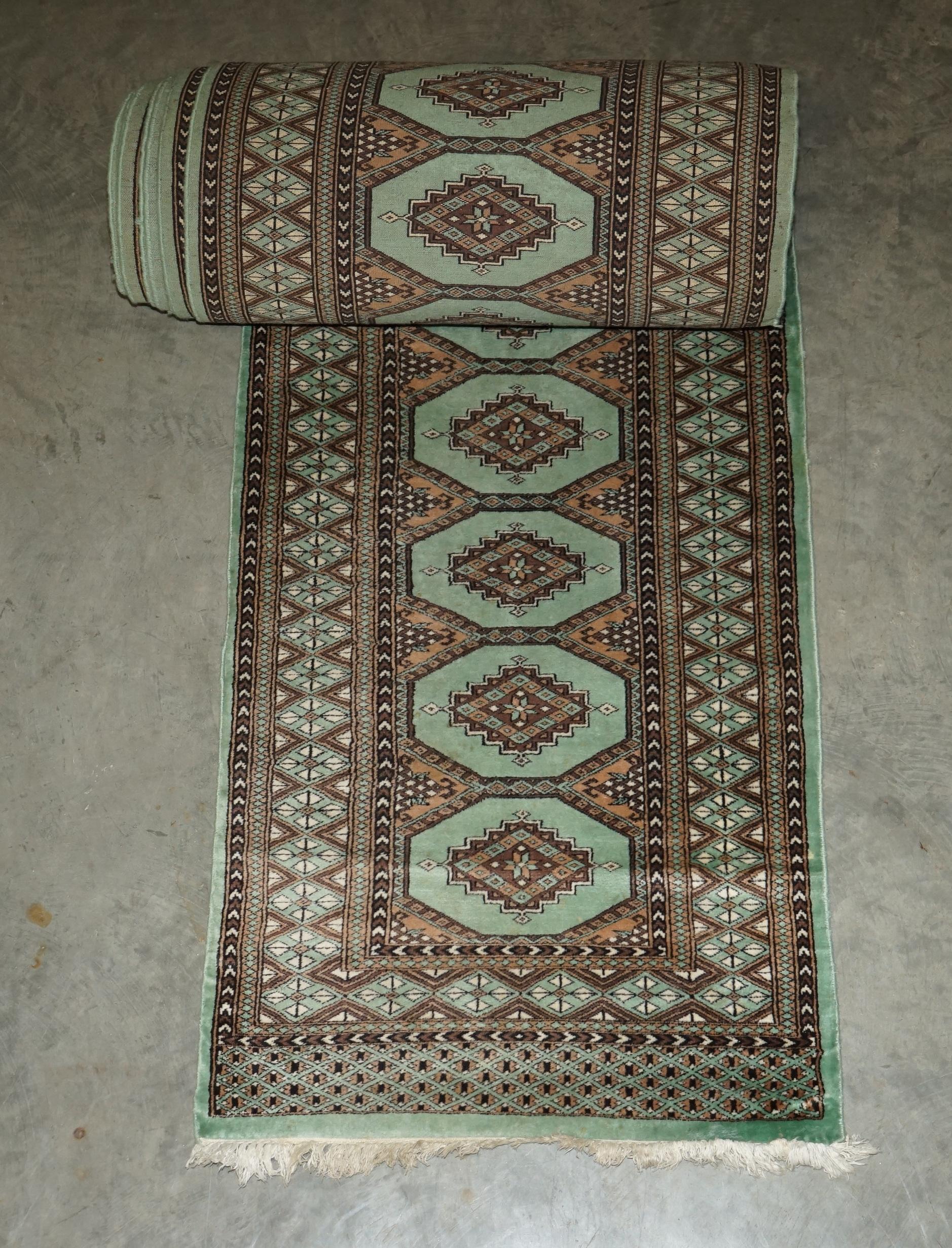 Vintage Bokhara Kilim Huge 22 Meter Long Runner Hallway Rug Carpet Must See Pic For Sale 9