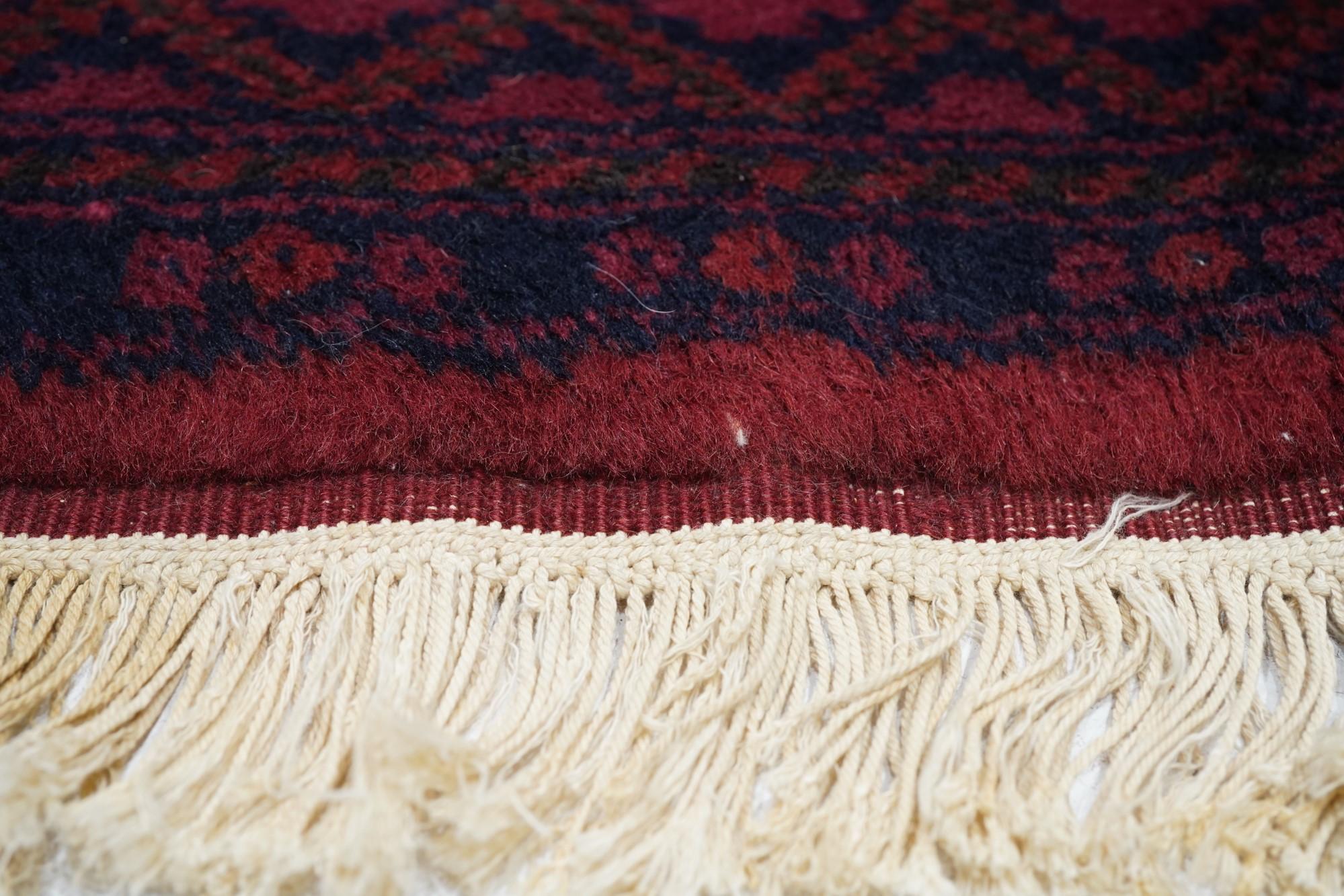 Mid-17th Century Vintage Bokhara Rug For Sale