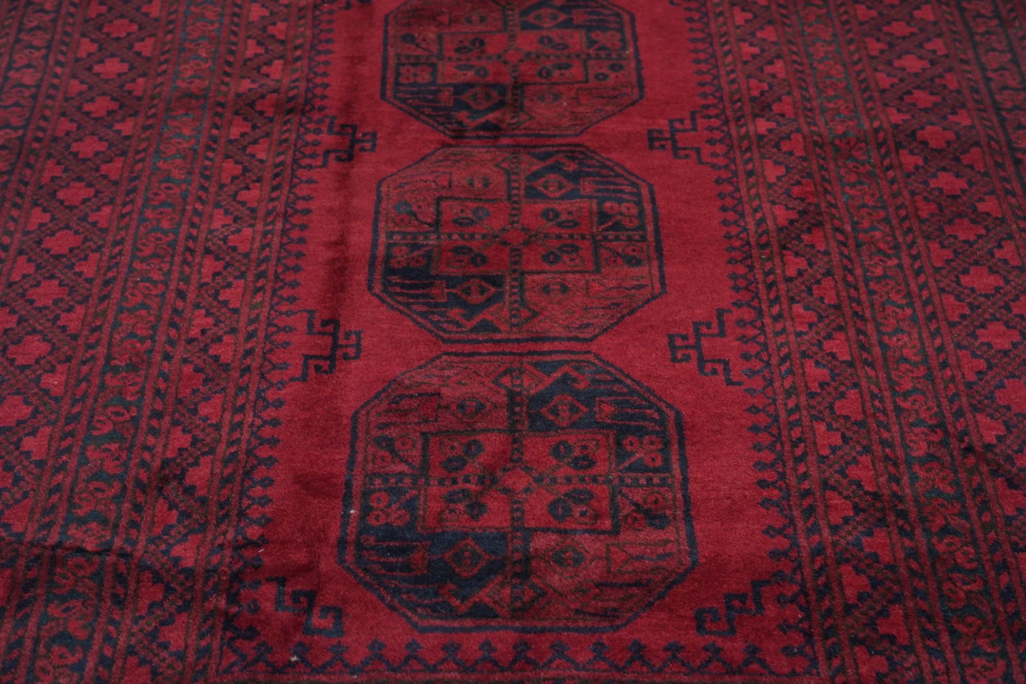 Mid-20th Century Vintage Bokhara Rug For Sale