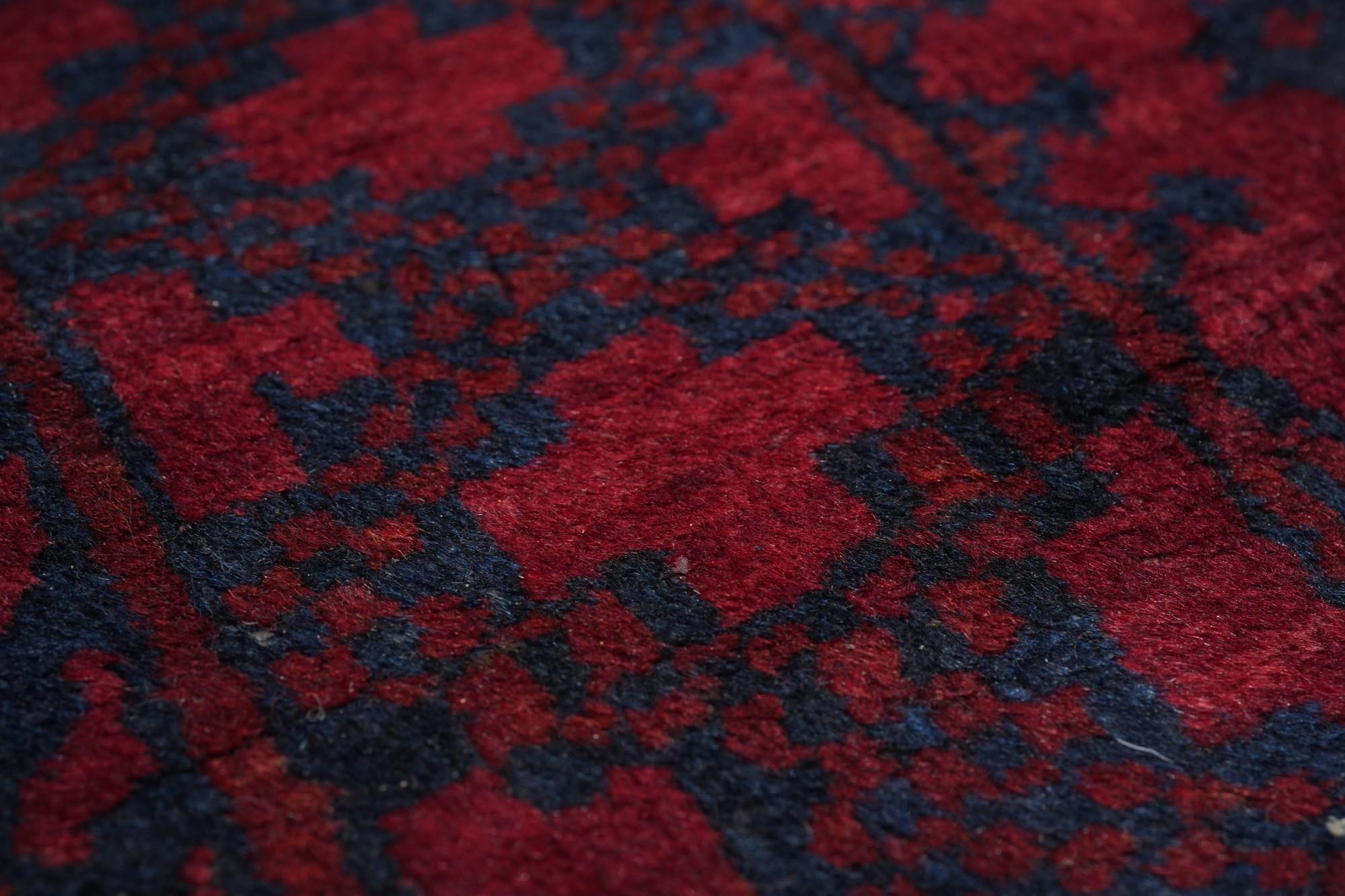 Wool Vintage Bokhara Rug 6'11'' x 8'11'' For Sale