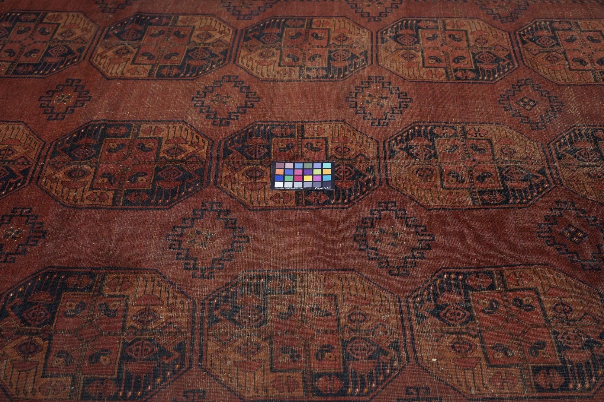 Vintage Bokhara Rug 7'5'' x 11'4'' For Sale 1