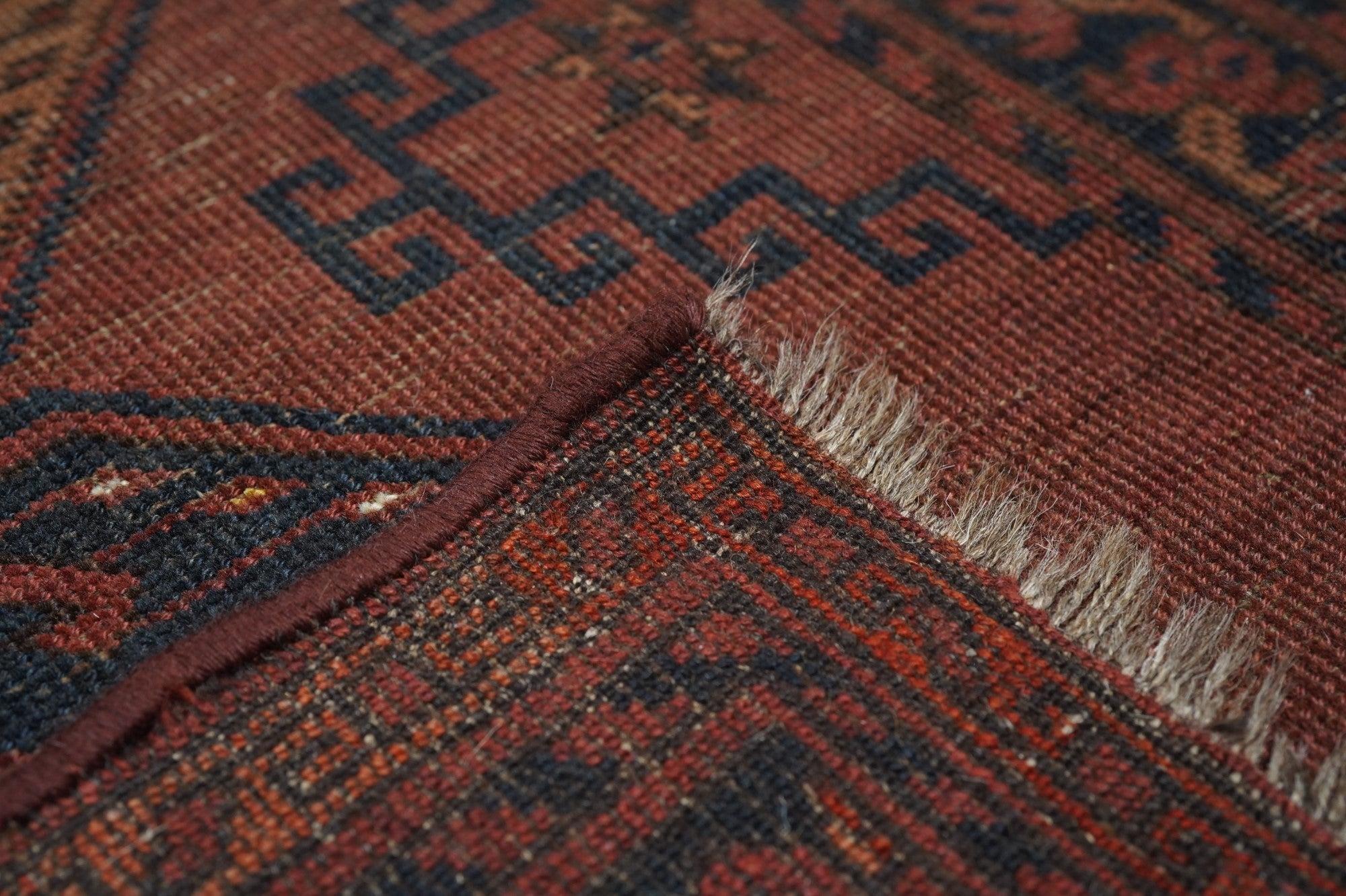 Vintage Bokhara Rug 7'5'' x 11'4'' For Sale 2