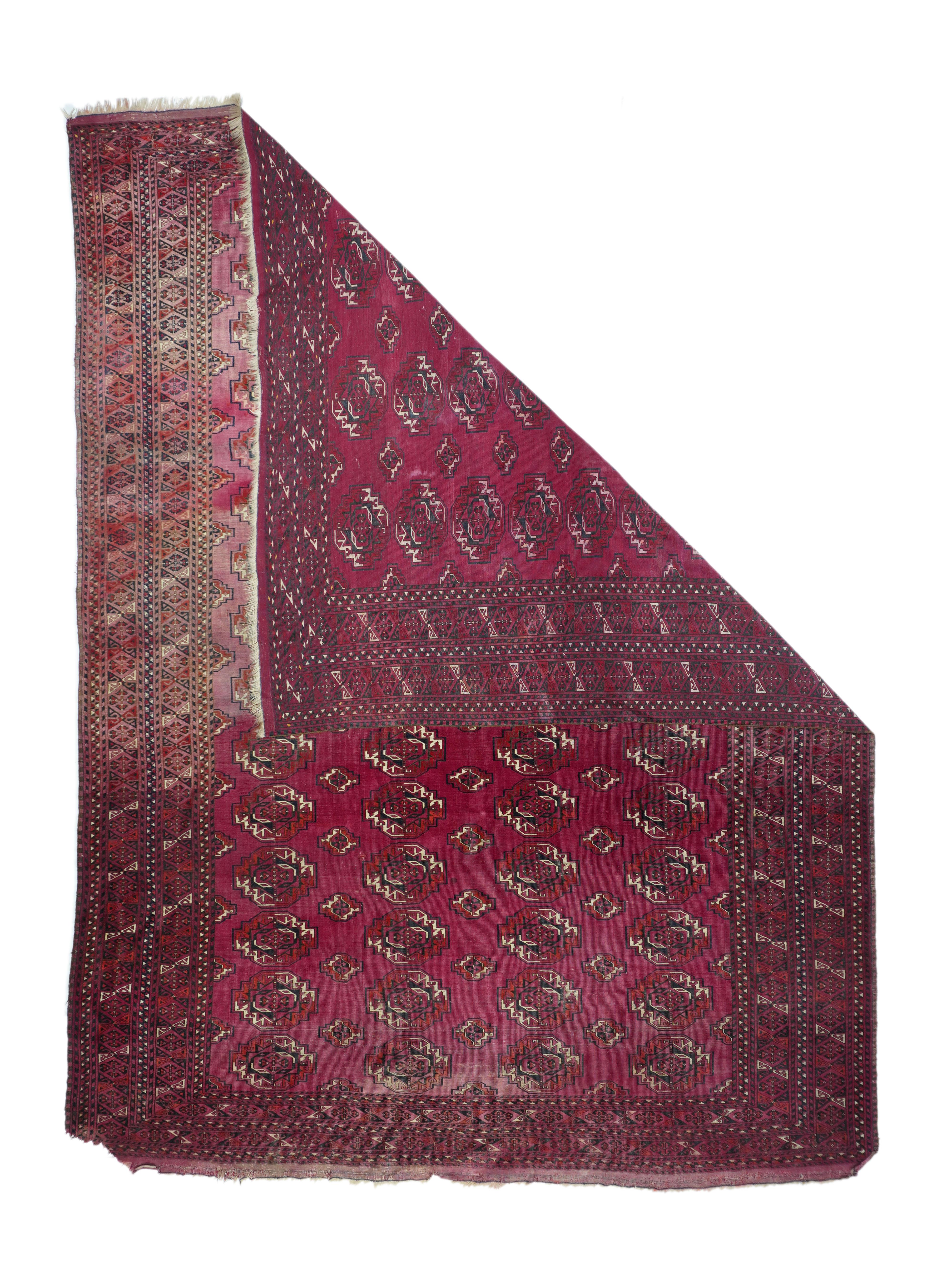 Vintage Bokhara rug. Measures: 8.2'' x 10.11''.