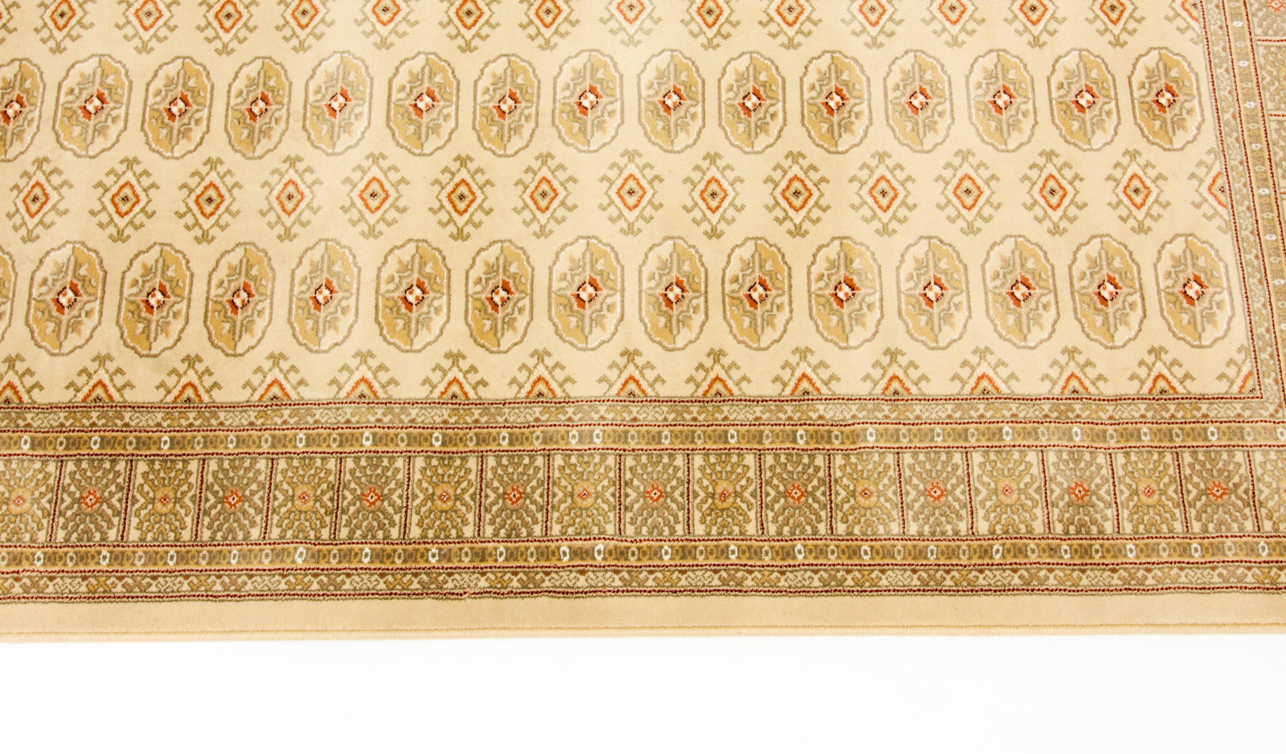 Wool Vintage Bokhara Rug Carpet 120 x 80 inches 20th Century For Sale