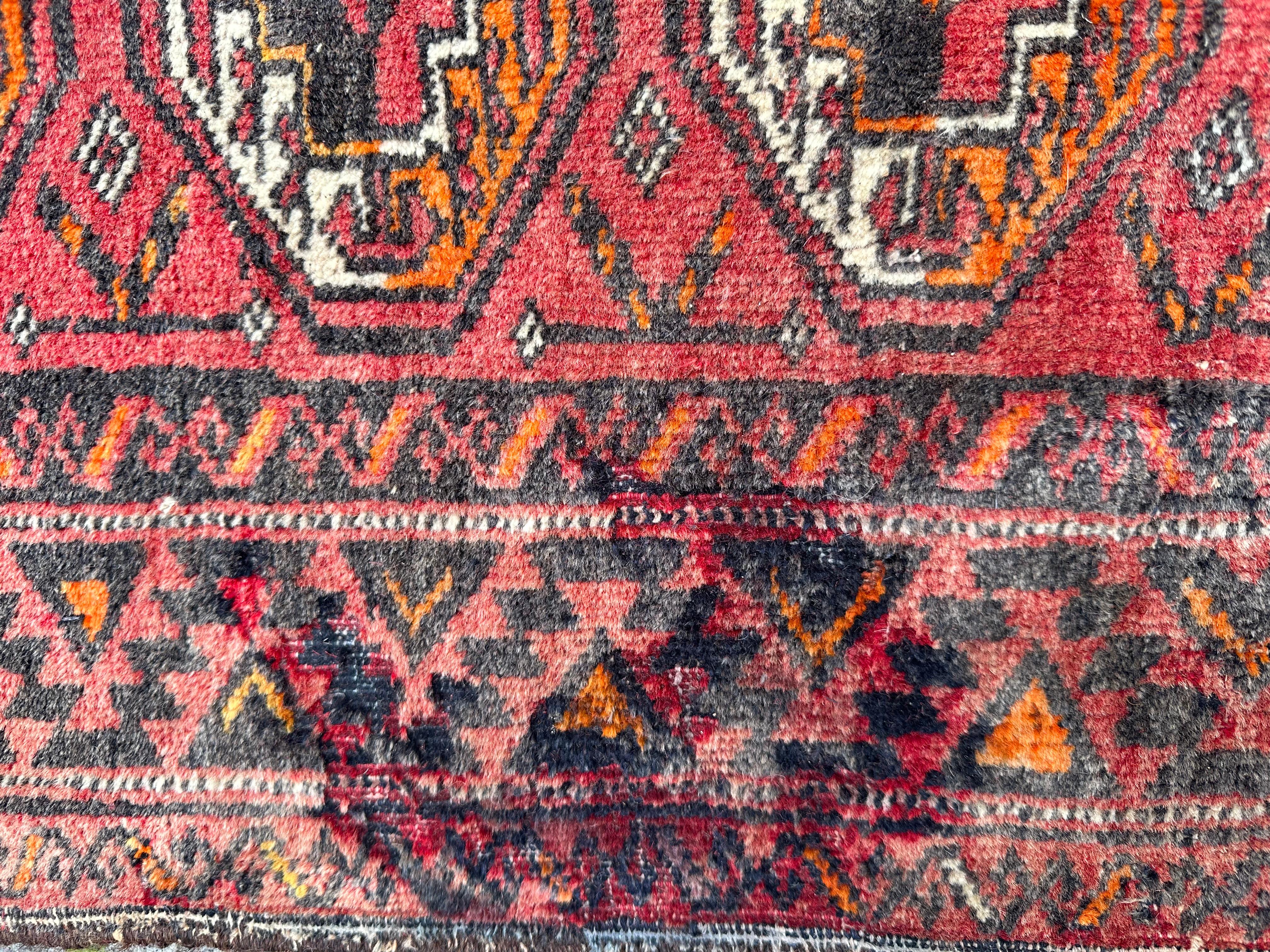 Vintage Bokhara Turkmen Rug For Sale 8