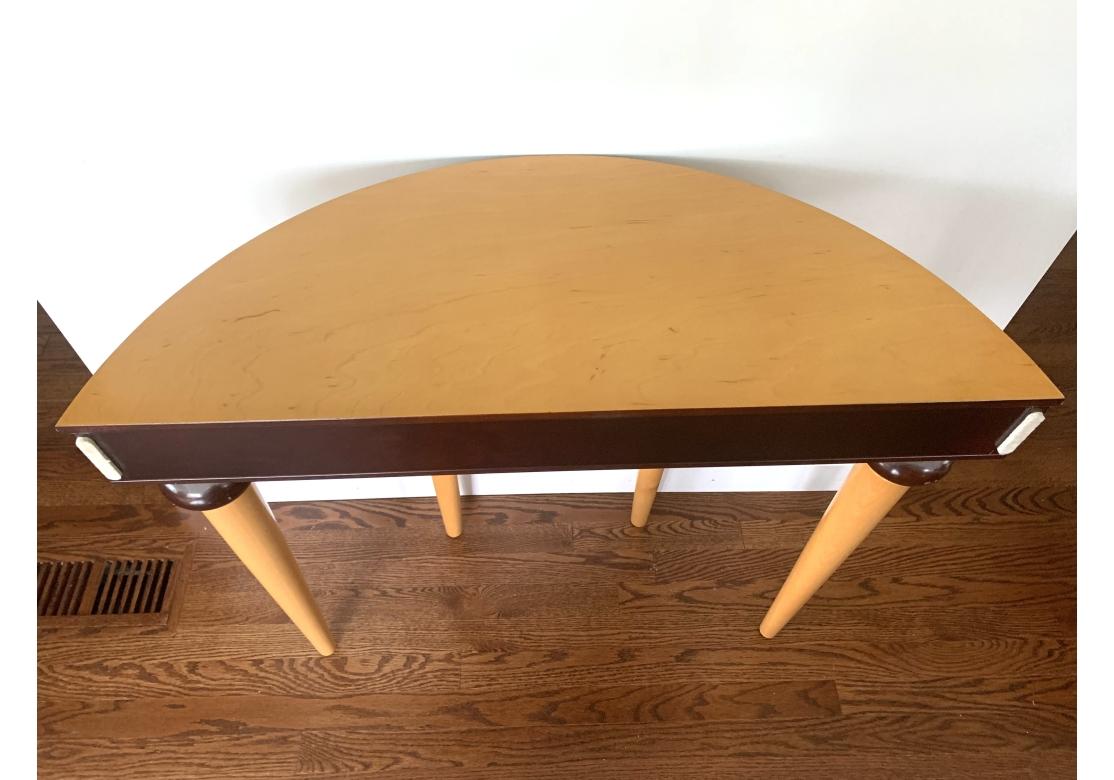 Vintage Bombay Company Art Deco Style Demilune Table For Sale 1
