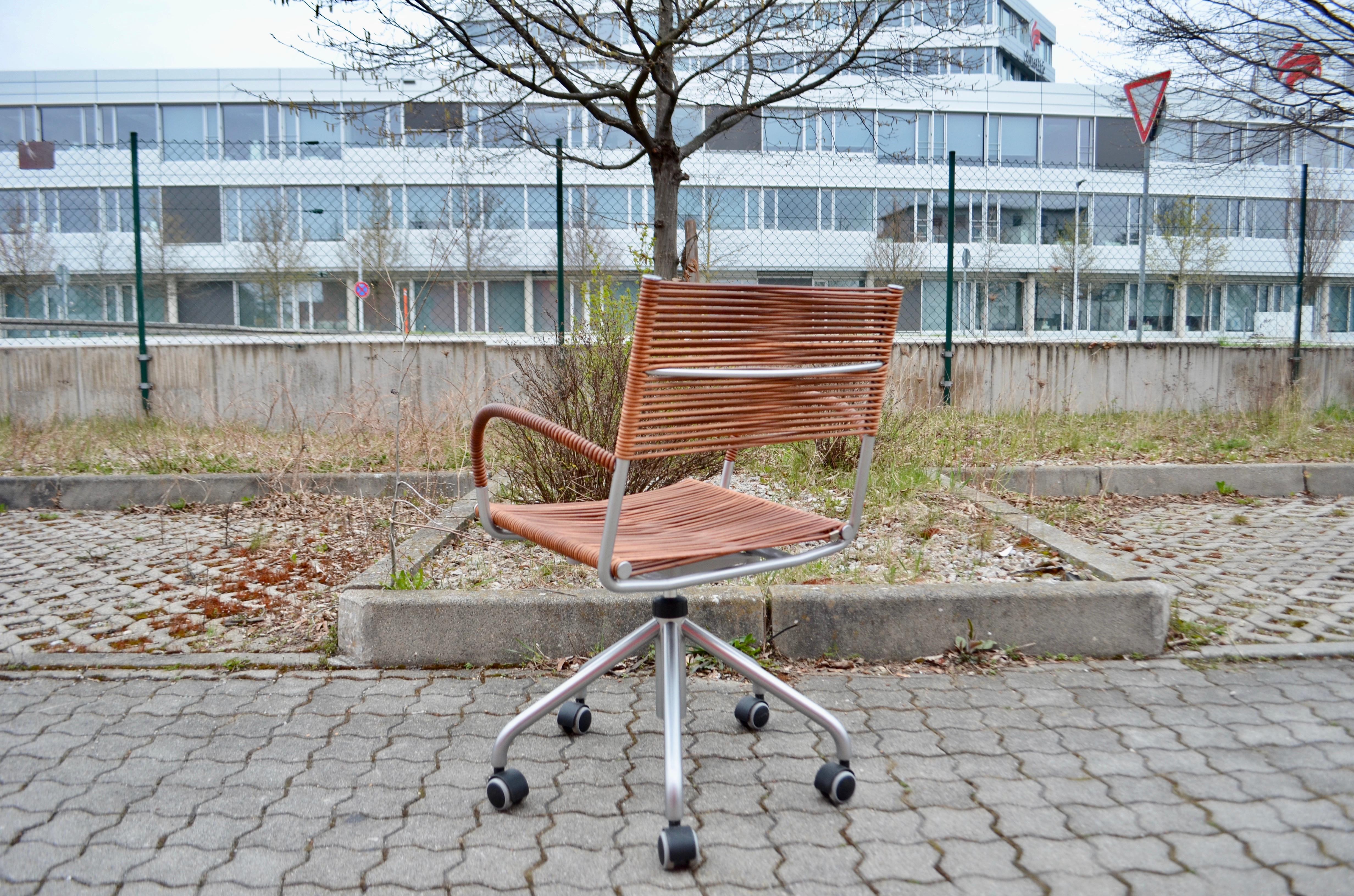 Vintage Bonacina Miss B Classic Wheels Office Chair by Tito Agnoli 5