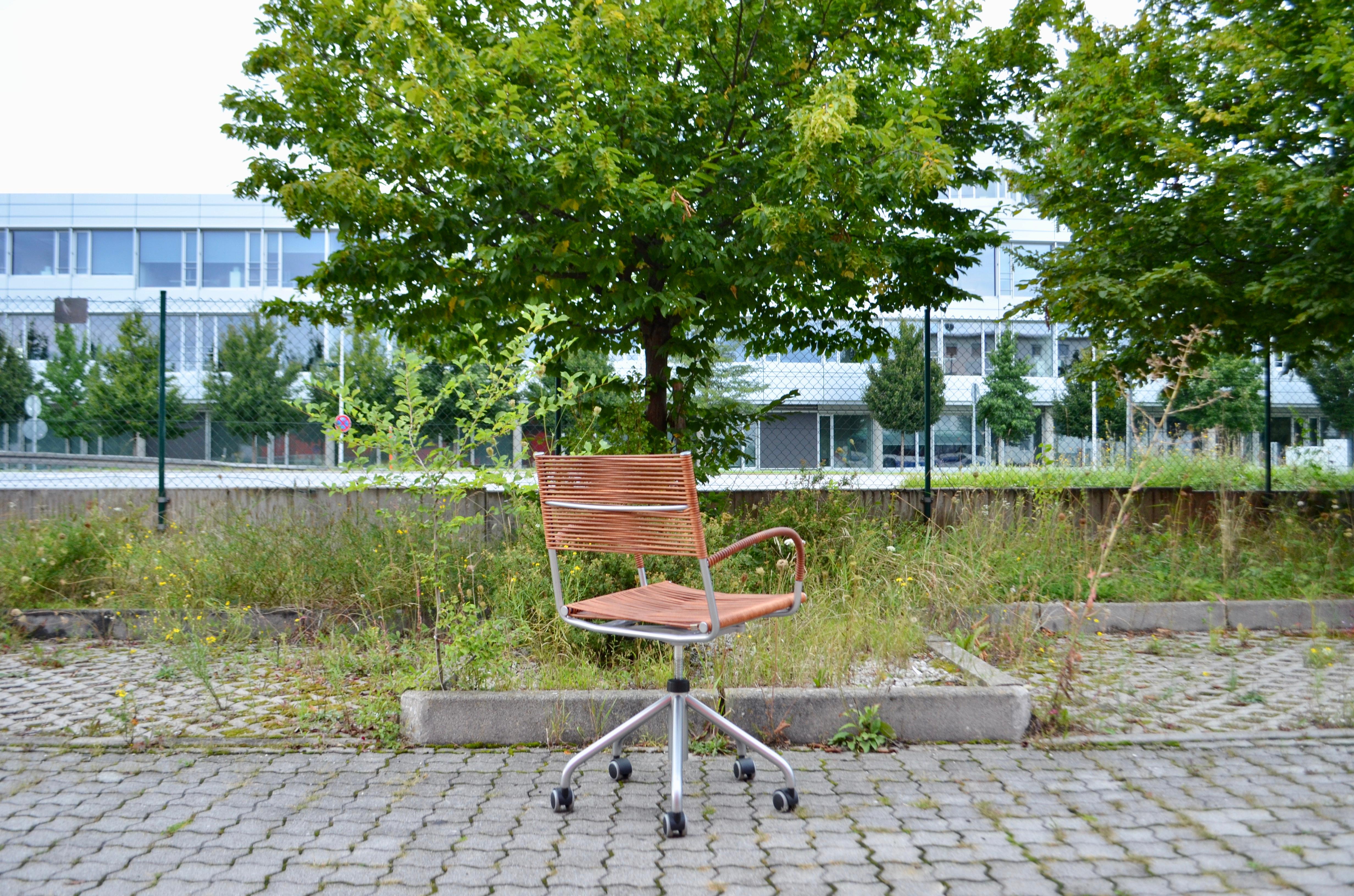 Vintage Bonacina Miss B Classic Wheels Office Chair by Tito Agnoli 8