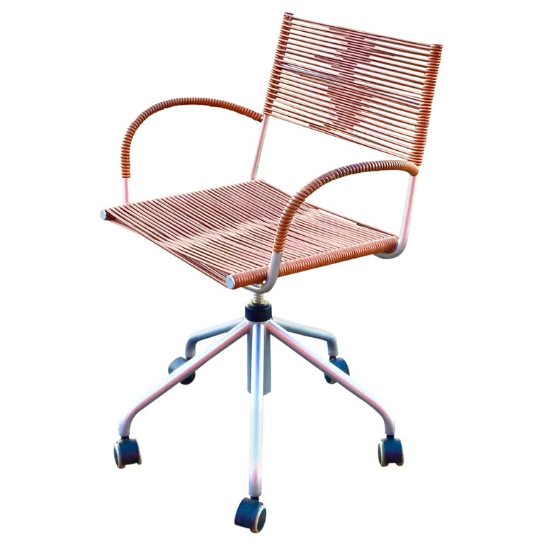 Vintage Bonacina Miss B Classic Wheels Office Chair by Tito Agnoli