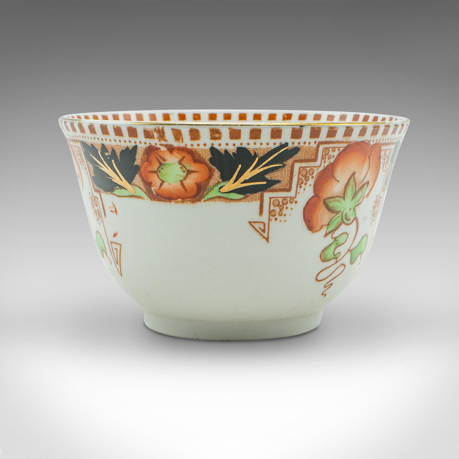 Vintage Bonbon Bowl, English, Ceramic, Confectionary, Sugar Dish, Art Deco, 1940 In Good Condition For Sale In Hele, Devon, GB