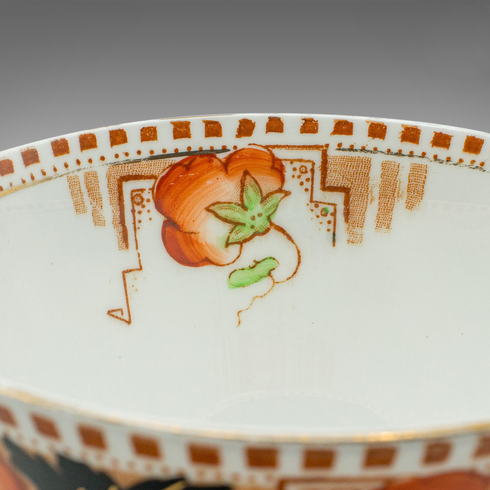 Vintage Bonbon Bowl, English, Ceramic, Confectionary, Sugar Dish, Art Deco, 1940 For Sale 2