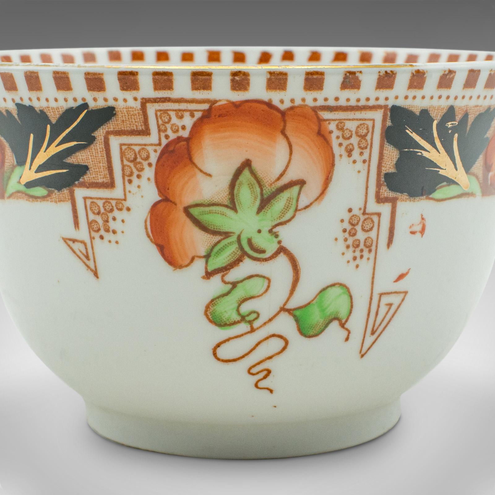 Vintage Bonbon Bowl, English, Ceramic, Confectionary, Sugar Dish, Art Deco, 1940 For Sale 3